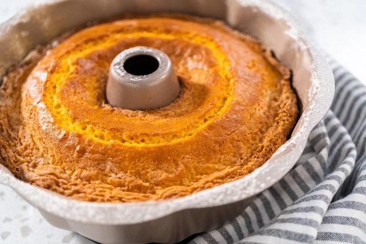 كيكة البرتقال بالخلاط