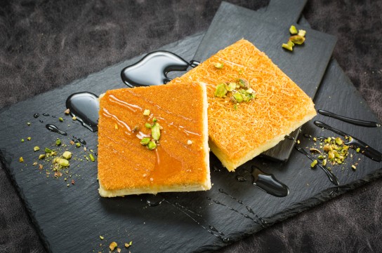 كنافة بالقشطة
