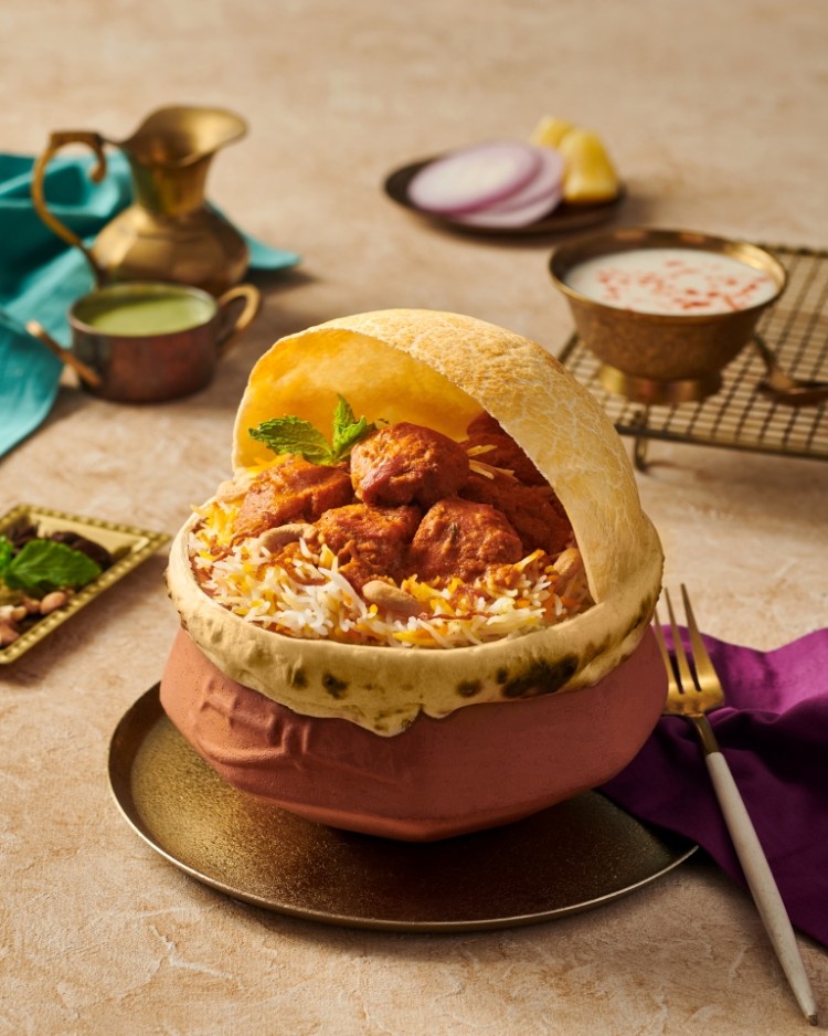 برياني لحم الماعز منزوع الدهن