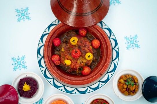 طاجين اللحم بالطماطم المغربي