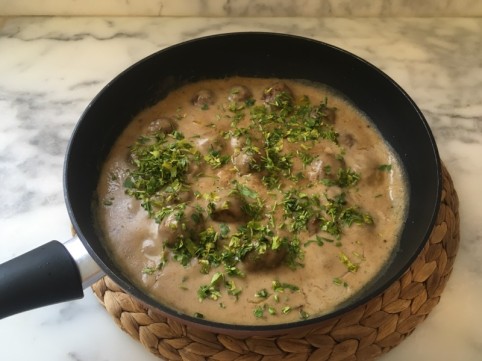 كفتة بالصوص البني