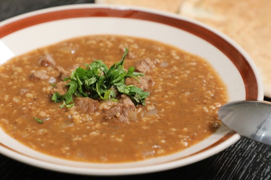شوربة الشوفان باللحم بالفيديو
