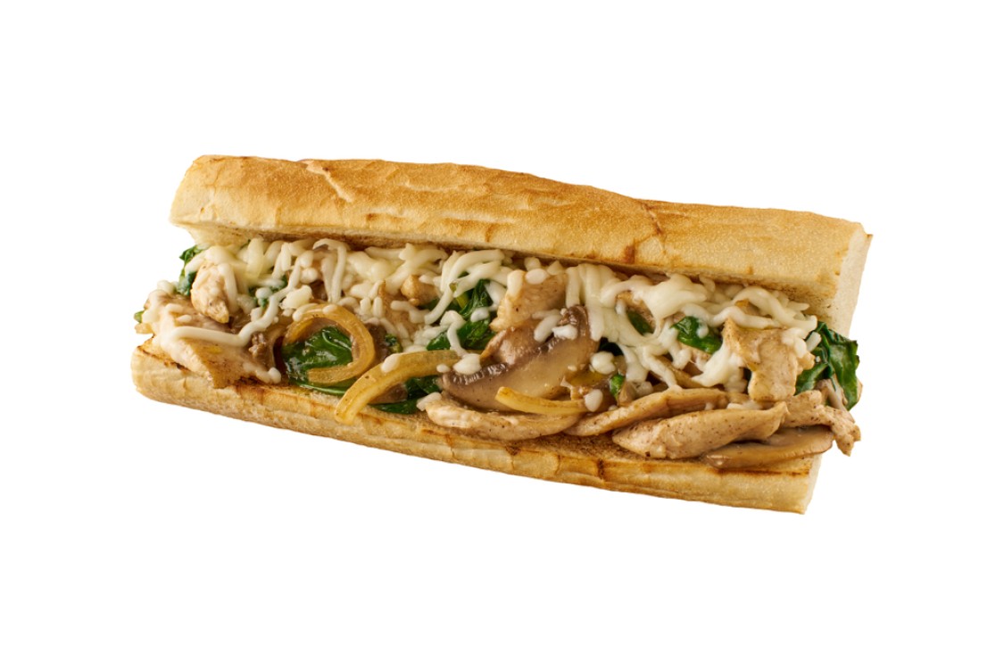 ساندويش الدجاج بصلصة المشروم