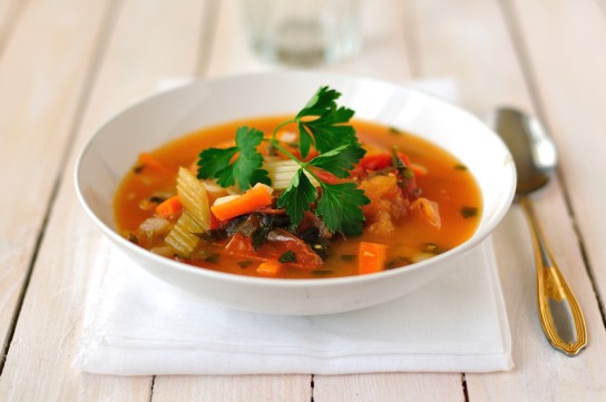 شوربة خضار كيتو