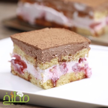 طبقات الكيك بالكريمة خطوة بخطوة بالصور
