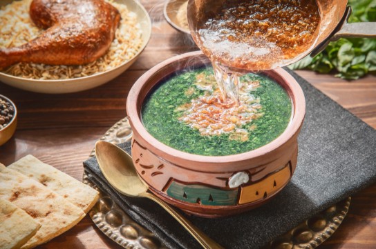 ملوخية بالدجاج لإفطار رمضان