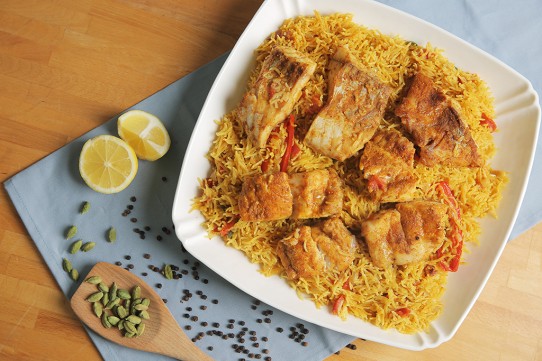 كبسة السمك على طريقة منال العالم بالفيديو