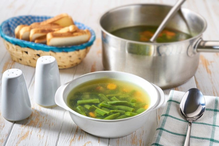 شوربة الفاصوليا الخضراء