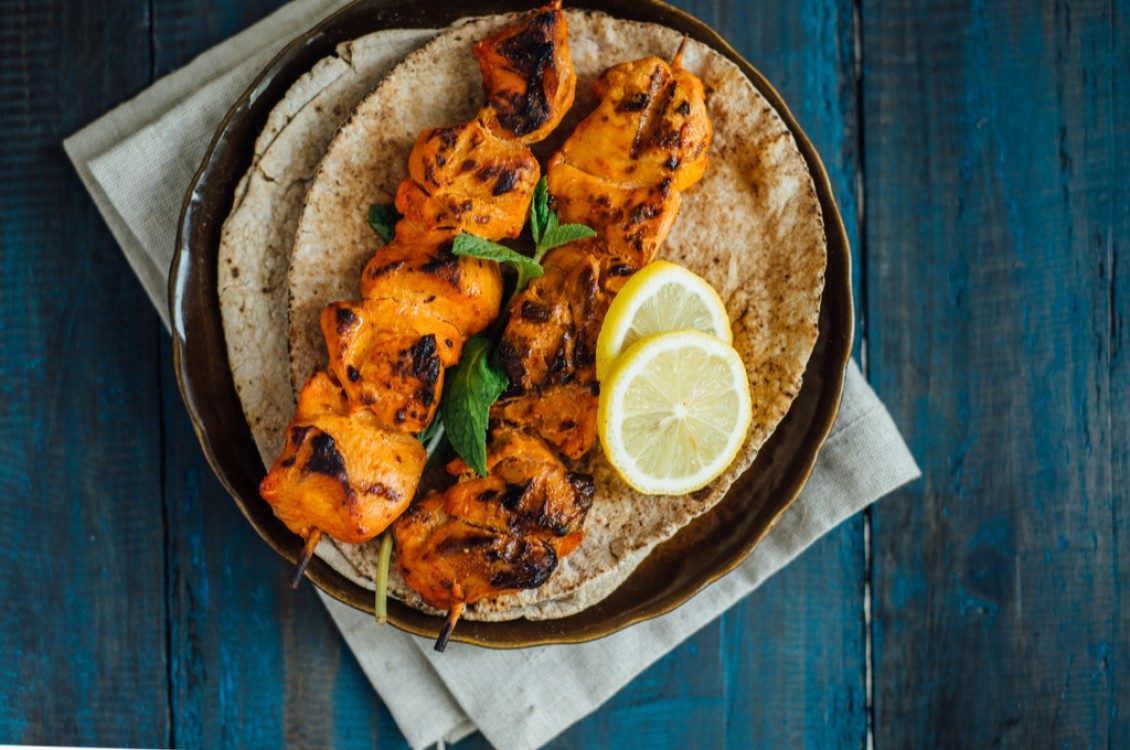 كباب دجاج تكا دايت