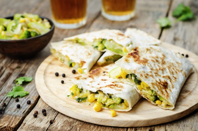 كاساديا الكوسا بالذرة