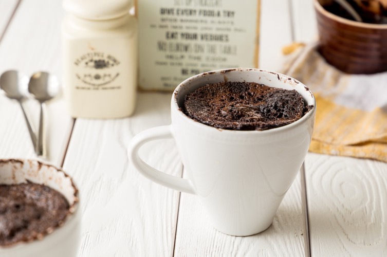 كيك النسكويك بالمايكرويف