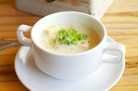 شوربة البصل بالكريمة