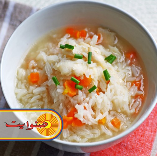 شوربة الأرز بالدجاج