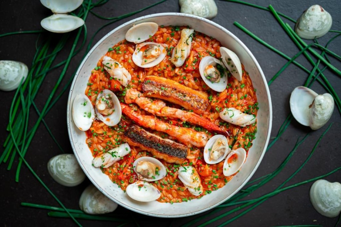 أورزو بثمار البحر