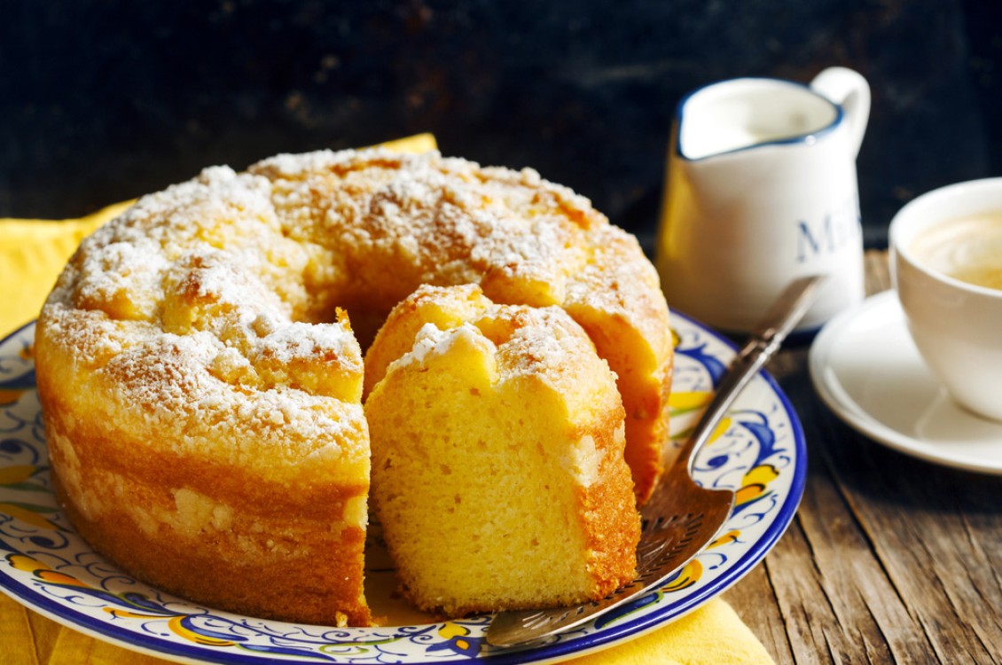 كيك الزبادي