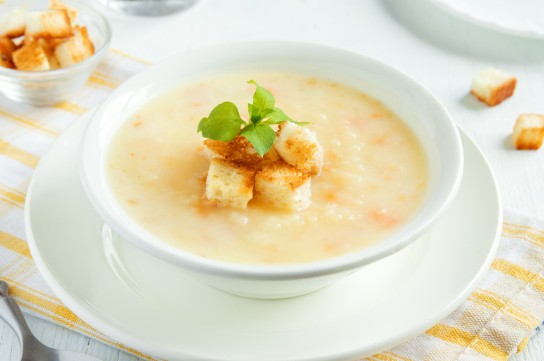 شوربة البصل بالكريمة
