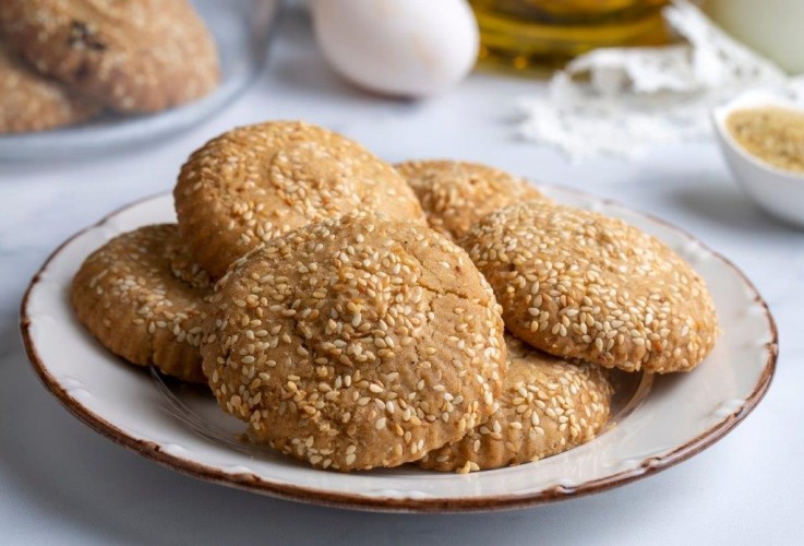 كعك بالسمسم