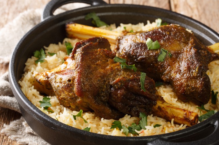 أرز بلحم الخروف المبهر