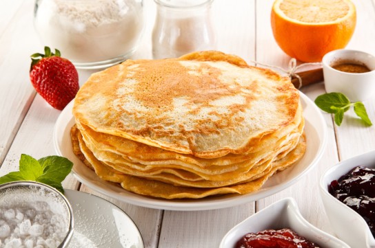 كريب بالفواكة والعسل