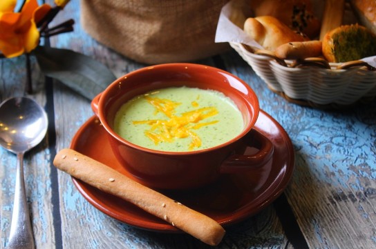 شوربة الكوسا بالجبن