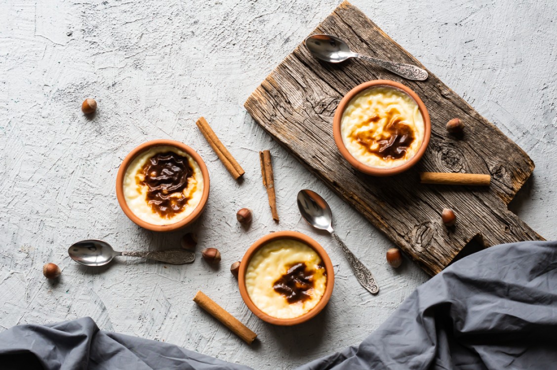 رز بالحليب بالفرن