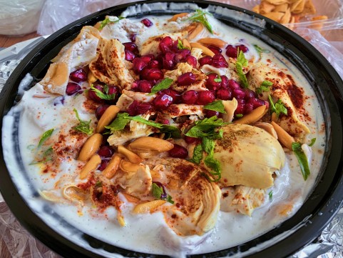 فتة دجاج للرجيم