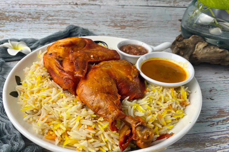 مندي الدجاج بالفرن