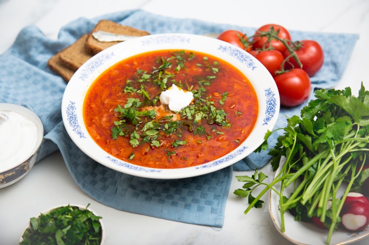 شوربة الشوفان باللحم