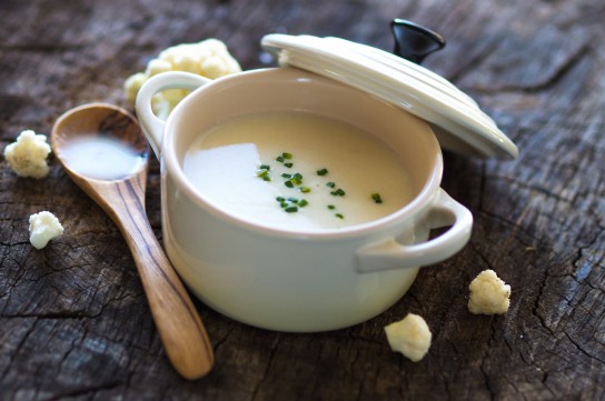 شوربة القرنبيط بالكريمة