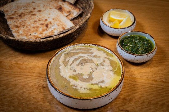فول بالطحينة بالفيديو