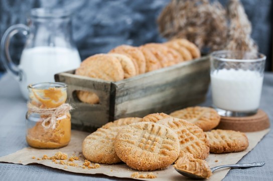 بسكويت بزبدة الفول السوداني