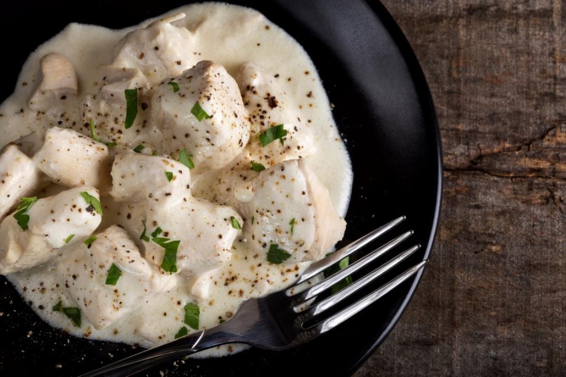 دجاج بالطحينة