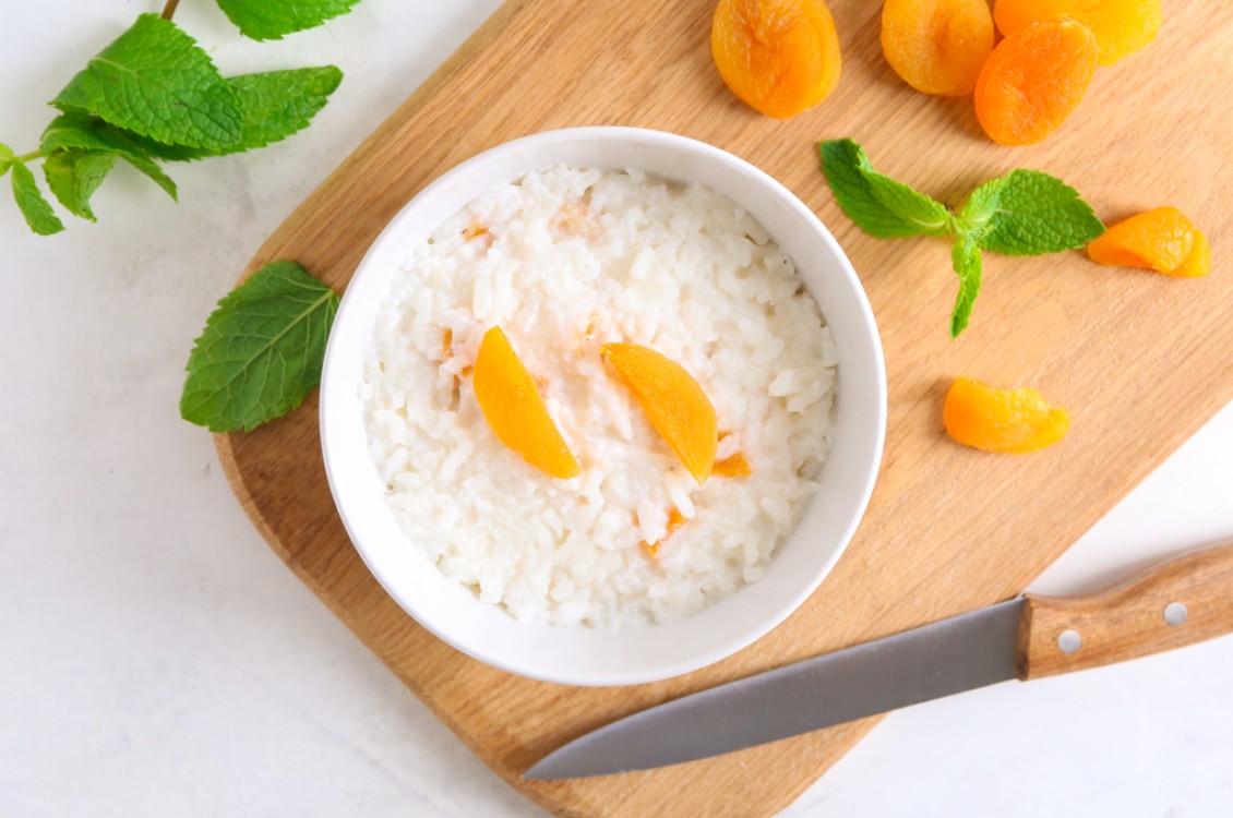 بودينج الأرز بالفواكة