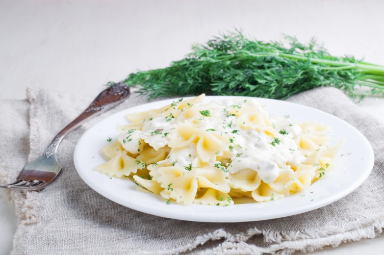 باستا بالجبنة الزرقاء