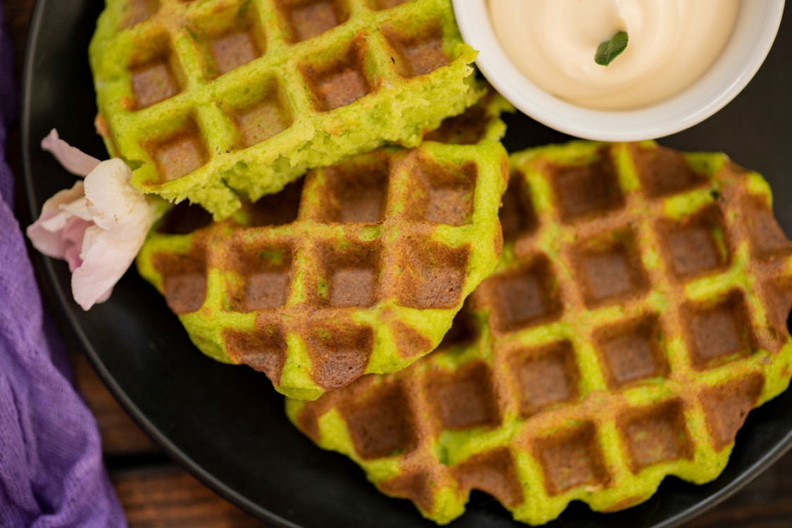 وافل البروكلي