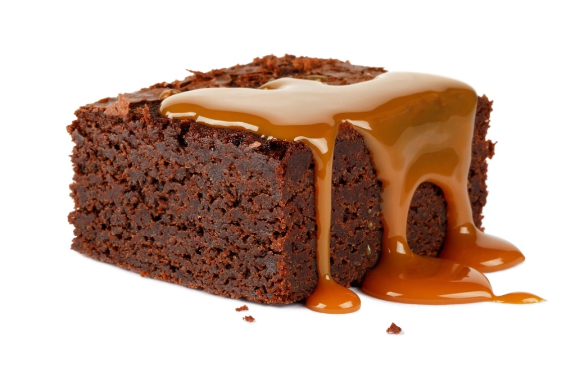 كيكة الشوكولاتة بالكراميل
