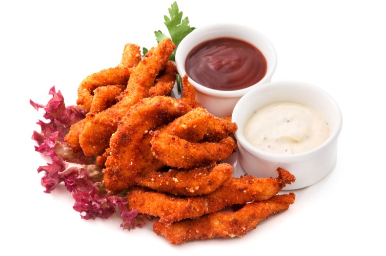 دجاج ستربس حار