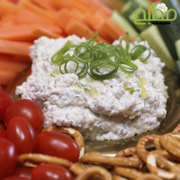 تغميسة لبنة بالنعناع والجوز خطوة بخطوة بالصور