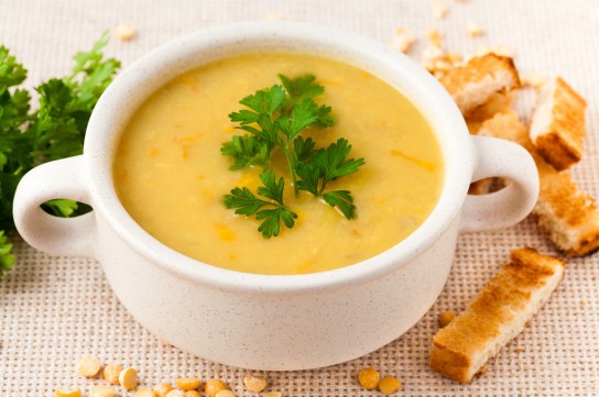 شوربة عدس بالخضار دايت