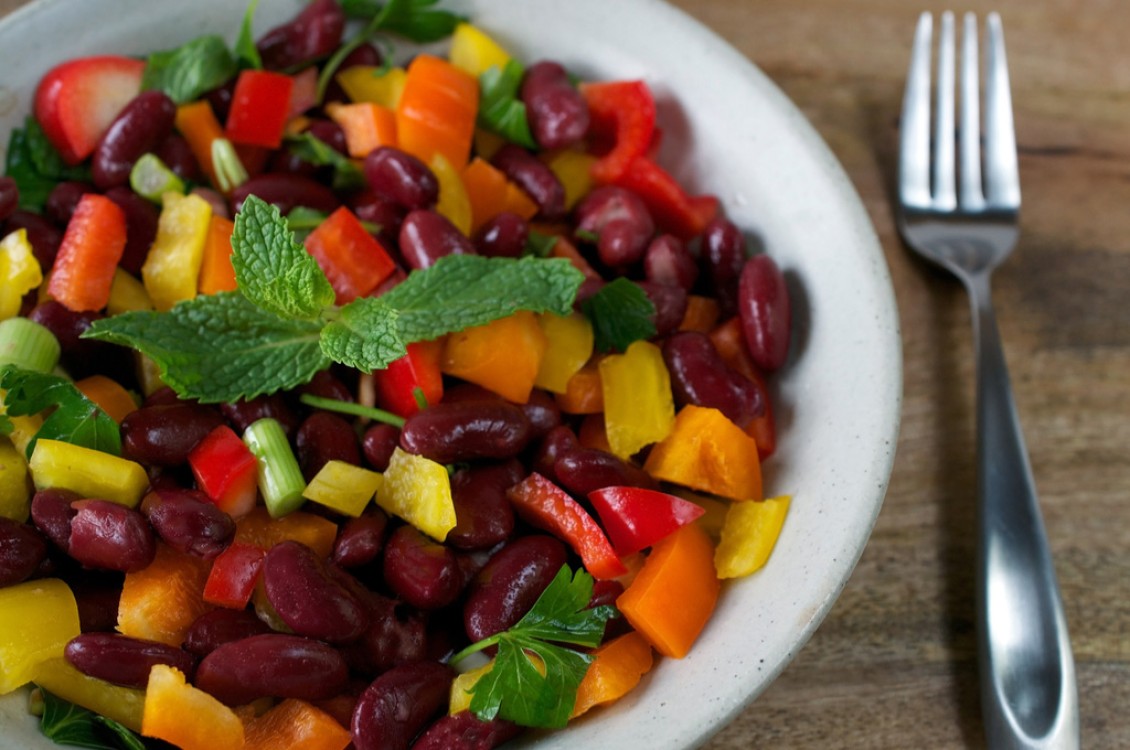 سلطة الفاصوليا الحمراء