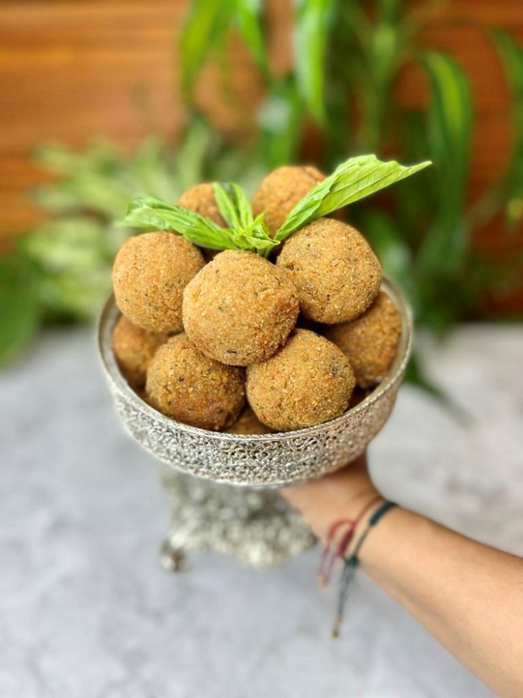 كرات الباذنجان بالجبن