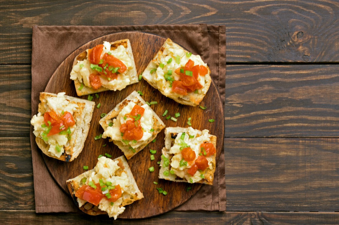 توست البيض بالفرن