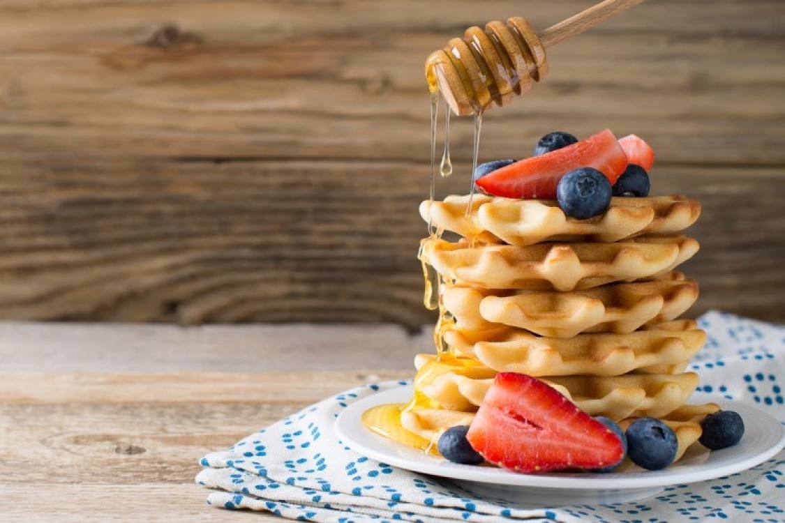 وافل حلى سهل وشهي