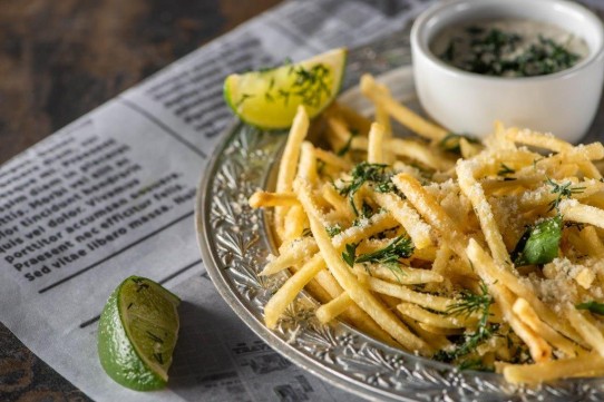 بطاطا بصوص الكمأة وجبن البارميزان