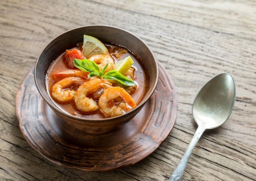 شوربة الجمبري الشهية