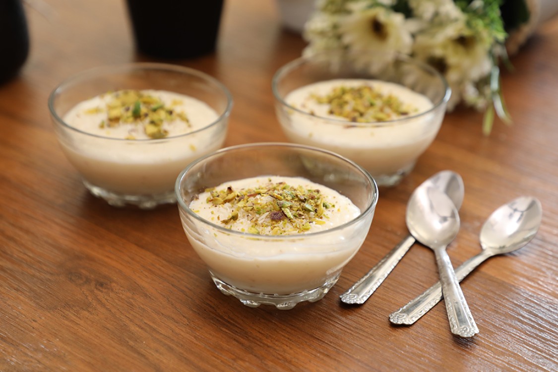 مهلبية الشوفان بجوز الهند بالفيديو