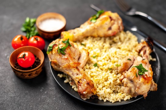 برغل بالدجاج