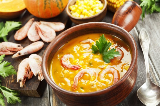 شوربة الجمبري